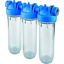 Aqua Bella Üçlü Filtre Kabı 10'' - 1'' Bağlantılı - Atlas ZA3320680