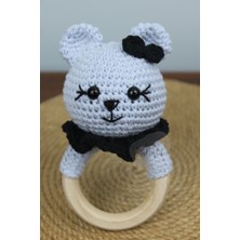 Aley Life Aleylife Amigurumi Organik Ayıcık Çıngırak Diş Kaşıyıcı