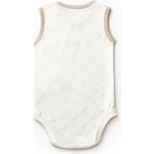 Baby Cosy Organic Bebek 2li Askılı Badi %100 Organik Pamuk, Bebek ve Yenidoğan Serisi - CSY8100