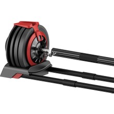 Mekanik Ayarlı 24kg Dambıl, Kettlebell, Barfiks Seti (3ü1 Arada)
