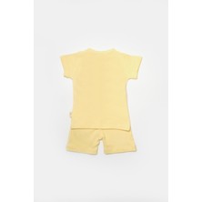 Baby Cosy Organic Bebek Şort ve Tişört Takımı, %50 Bambu - %50 Organik Pamuk, Bebek ve Yenidoğan Serisi - CSYB9041