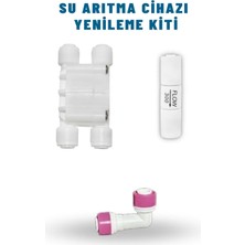 Aqua Bella Su Arıtma Cihazı İçin Yenileme Kiti (Quick Check Valve-Shut Off-Flow)
