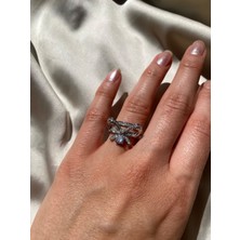 Byrisa By Risa Çelik Silver Fiyonk Detaylı Yüzük