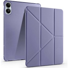 Five-E Huawei Honor Pad X9 11.5 Yatay ve Dikey Standlı Antişok Köşe Korumalı Kalemlikli Origami Slikon Kılıf