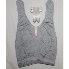 Patron 3'lü Anne Yarım Atlet Büyük Beden Toparlayıcı ve Pamuklu Badi Sütyen