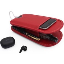 Unisex Çok Amaçlı Mini Hand Bag Rainbow Organizer Vegan 10,5X20,5 cm