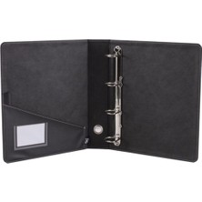 2K Evrak Sunum Tanıtım Firma Klasörü 5 cm 4 Halkalı A4 350 Yaprak Kapasiteli Ring Binder File Vegan 28X32 cm