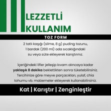 Hellobari Formula Lif Puding Doğal Lif Kaynağı | Glukomannan | Hindiba Kökü Lifi | 14 Porsiyon Muzlu