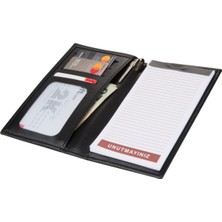 Deri Kalemlik Notluk Cüzdan Note Pad And Wallet Vegan 10X15,5 cm