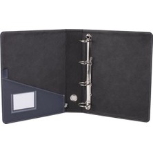 2K Evrak Sunum Tanıtım Firma Klasörü 5 cm 4 Halkalı A4 350 Yaprak Kapasiteli Ring Binder File Vegan 28X32 cm