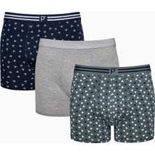 Penti Erkek Navy Üçgen 3lü Boxer