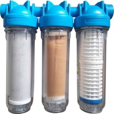 Aqua Bella Atlas Daire Girişi Su Arıtma Filtresi 3 Aşamalı