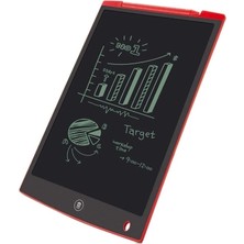 Büyük Boy Dijital Çok Amaçlı Yazı Tahtası Grafik Çizim Çocuk Eğitim Tableti LCD Ekran Kalemli 12 Inc