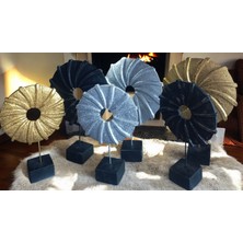 Ayder Online Satış (31 cm  -36 cm  BOYUNDA)-(19 cm  -23 cm  Çapında) Kırılmaz Polyester,halka Pervane Figürlü Biblo
