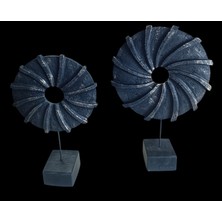 Ayder Online Satış (31 cm  -36 cm  BOYUNDA)-(19 cm  -23 cm  Çapında) Kırılmaz Polyester,halka Pervane Figürlü Biblo