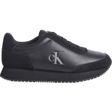 Calvin Klein Runner Laceup Low Mıx Mg Siyah Kadın Sneaker