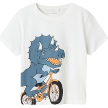 Name It Nmmvılasse Ss Nreg Top Beyaz Erkek Çocuk Kısa Kol T-Shirt
