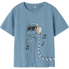 Name It Nmmvılasse Ss Nreg Top Mavi Erkek Çocuk Kısa Kol T-Shirt