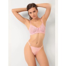 Love Secret Brodeli B Cup Balenli Desteksiz Bayan Sütyen