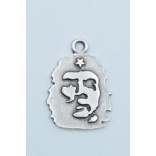 Che Guevara Gümüş Kaplama Kolye Ucu