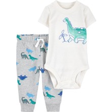 Carter's Erkek Bebek Body Pantolon Set 2'li Paket