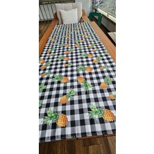 Ananas Pötikare Desenli Çift Taraflı Runner