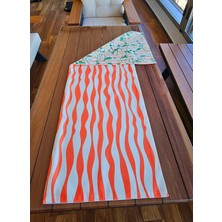 Another Style Vintage Garden Papatya Desenli Runner