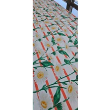 Another Style Vintage Garden Papatya Desenli Runner