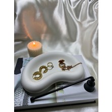 Lilly Candles Yarım Ay Dekoratif Obje