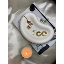 Lilly Candles Yarım Ay Dekoratif Obje
