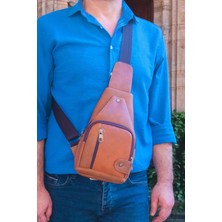 Lederax  Deri Göğüs Çantası Küçük Boy Bodybag  LD535