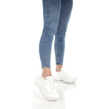 Alba Beyaz Sneaker Günlük Kadın Spor Ayakkabı