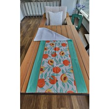 Seaside Şeftali Desenli Çift Taraflı Runner