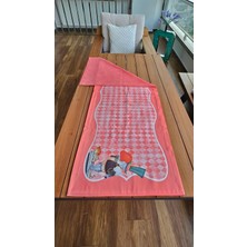 Another Style Nar Çiçeği Dama Desenli Çift Taraflı Runner