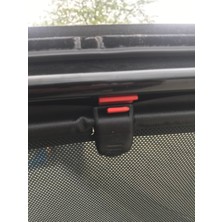 Renault Scenic Arka Makam Perde  Güneşlik Tutucu Klips - 3D