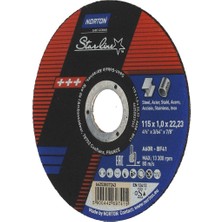 Norton Starline Metal Kesme Taşı Inox Kesme Taşı 115X1 -- 25'li Kutu Osa Belgeli Avrupa Standartlarında