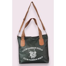 Club Fashion Polo Baskılı Günlük El ve Omuz Çantası