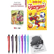 Charlie'nin Çikolata Fabrikası ve Şampiyon 1 Tam Gaz Hücum + Hediyeli