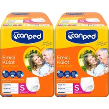 Canped Emici Külot Hasta Bezi S-Küçük Small 18 Adet (2pk*9)