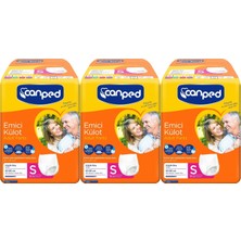 Canped Emici Külot Hasta Bezi S-Küçük Small 27 Adet (3pk*9)