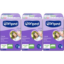 Canped Hasta Yatak Koruyucu Örtü 60*90CM 30 Adet (3pk*10)