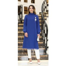 Miss Aymina Broşlu Inci Tesettür Tunik