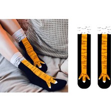 Hanse Socks Tavuk Bacağı Desenli Renkli Kadın ve Erkek Çorap | Pamuklu, Esnek ve Şık Tasarım | Hanse Socks