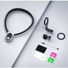 Tokqı Manyetik Cep Telefon Standi Tutucu Agik Spor Balikçilik Sürme Canli Akigi Igin Yaka Tutucu Cep Telefonu Fotograf