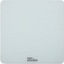 SRC Glass SrcGlass Cam Mouse Pad Beyaz (Premıum) 30X30 cm