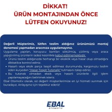 Ebal Oto Vw Crafter Krom Kapı Kolu 4 Kapı 2018 ve Üzeri Paslanmaz Çelik