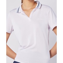 Elegance Polo Wmn Kadın Beyaz Regular Fit Polo Yaka Tişört