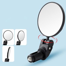 Ledong Shop A Stil B - Yuvarlak Stil Evrensel Bisiklet Aynası Direksiyon Ayna Bisiklet Motosiklet 360 Derece Dönebilen Bisiklet Sürme Bisiklet Ayna Için Ayarlanabilir (Yurt Dışından)
