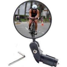 Ledong Shop A Stil B - Yuvarlak Stil Evrensel Bisiklet Aynası Direksiyon Ayna Bisiklet Motosiklet 360 Derece Dönebilen Bisiklet Sürme Bisiklet Ayna Için Ayarlanabilir (Yurt Dışından)