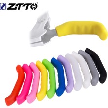 Ledong Shop A Yarı Saydam Stil Ztto Bisiklet Silikon Jel Fren Kolu Kılıfı Koruyucu Dağ Yol Bisikleti Koruma Kollu Mi Mooter Için 1 Çift (Yurt Dışından)